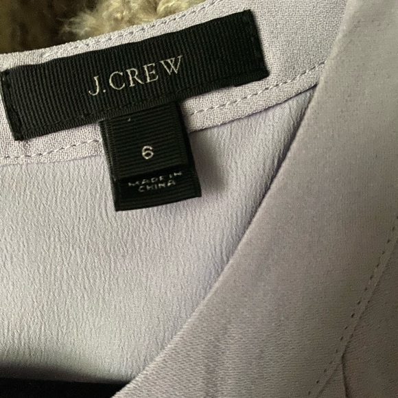 J. CREW shift dress / Size 6 / lilac - Picture 3 of 4